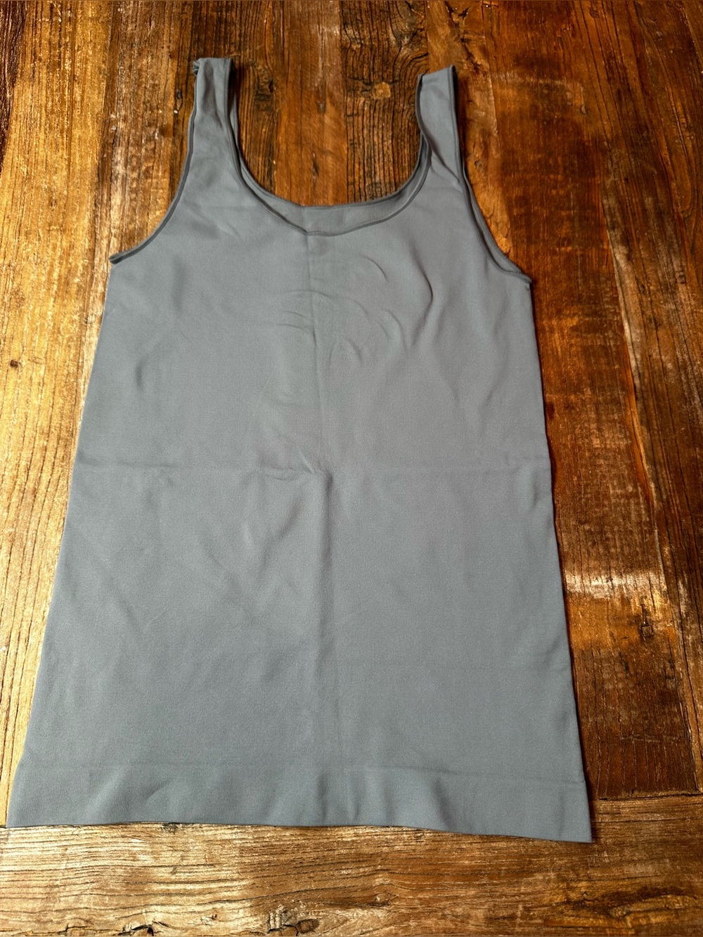 Nordstrom Steel Gray Scoop Neck Tank Top